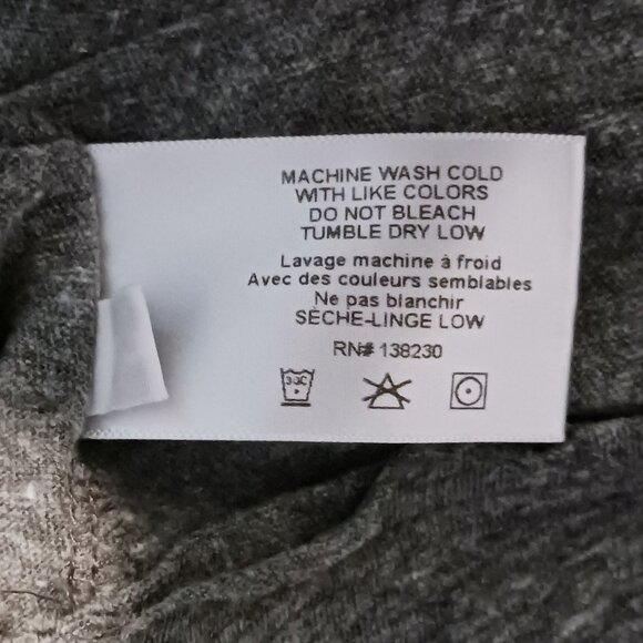 Pam & Gela Oversized Gray America Rainbow Muscle Tee Made in USA Women's Size S - Picture 10 of 12